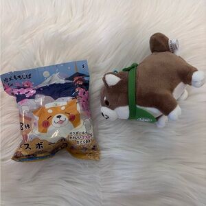 Lot of 2 Cute Shiba Inu Toys